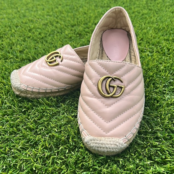 Gucci Marmot Double GG Porcelain Rose size 36.5 - Picture 3 of 17